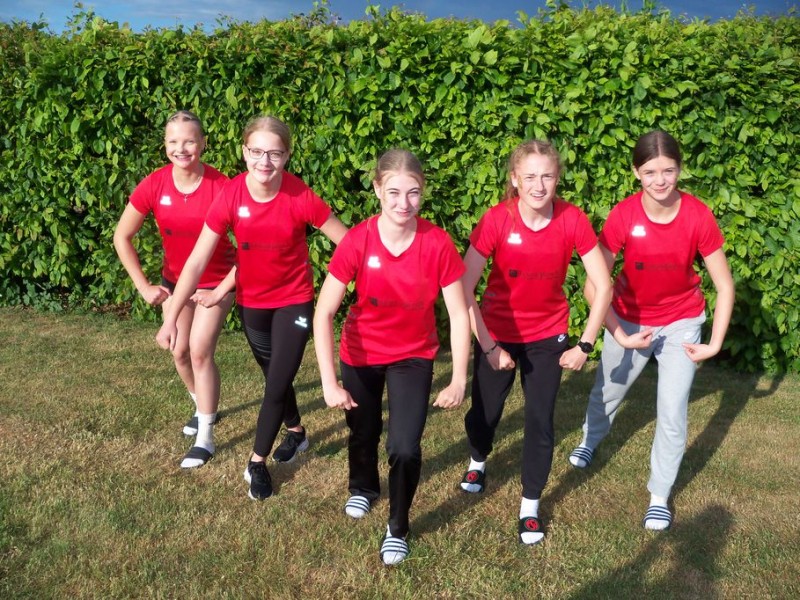 von links: Stine Wittich, Marit Hinck, Tamia Kett, Lahja Diekmann, Mina Kosch