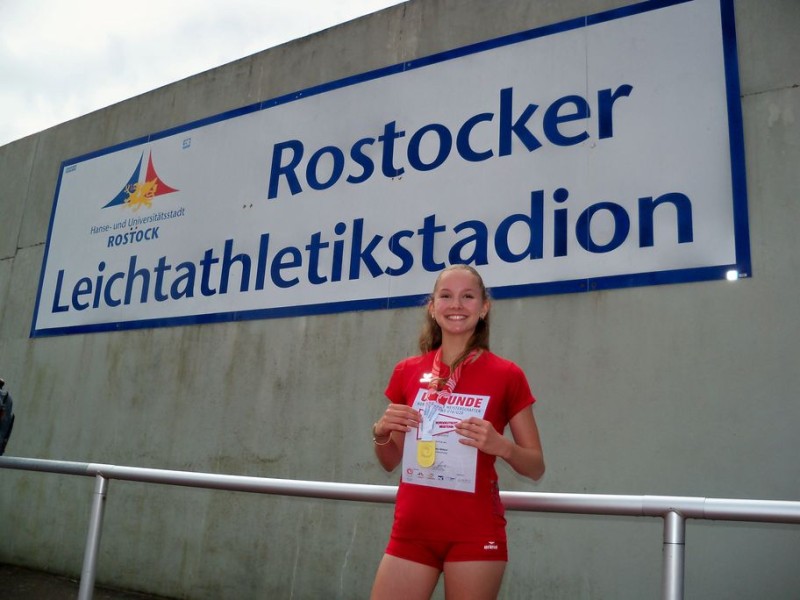 28.+29.06.2025 Norddt.Jugendmeistersch. in Rostock; Rieke Wittich norddt. Jugendmeisterin über 3000m